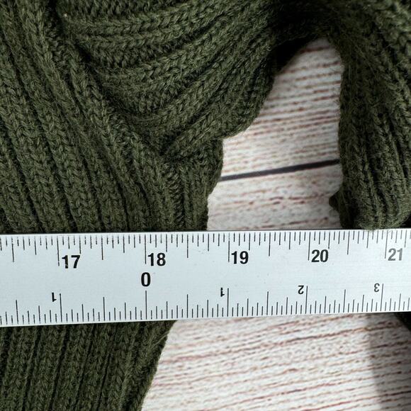 Defense Logistics Agency Valor Rib Knit Commando Shirt Sweater Men's 40 Green‎ - Picture 9 of 10